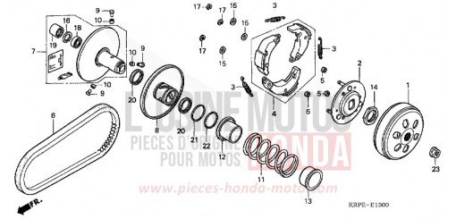 DRIVEN FACE SCV100F5 de 2005